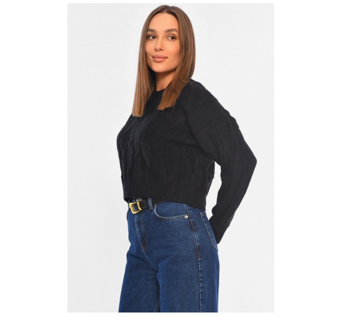 Свитер женский черного цвета 194544L