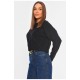 Свитер женский черного цвета 194544L