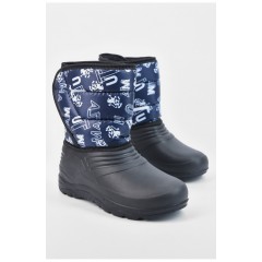 Дутики детские на меху черного цвета 194749L