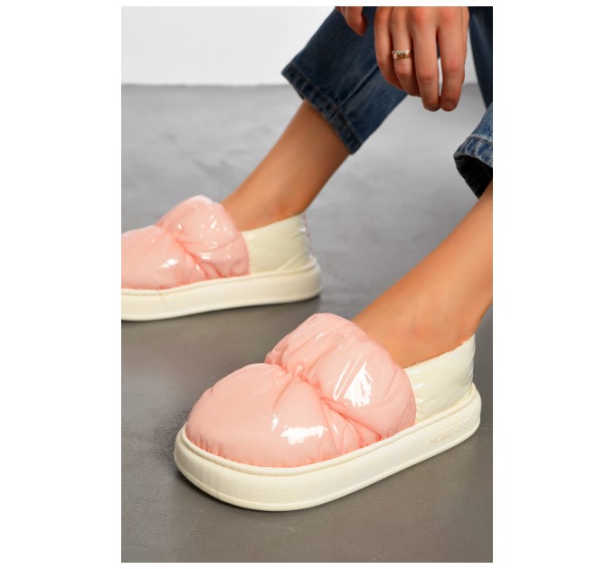 Тапочки домашние женские розового цвета 194778L