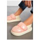 Капці домашні жіночі рожевого кольору 194778L
