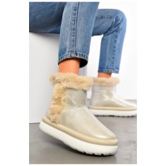 Уггі жіночі на хутрі білого кольору 195168L