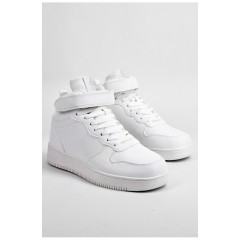 Кроссовки мужские зимние белого цвета 195209L Кроссовки мужские зимние белого цвета 195209L