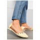 Балетки жіночі бежевого кольору 195218L