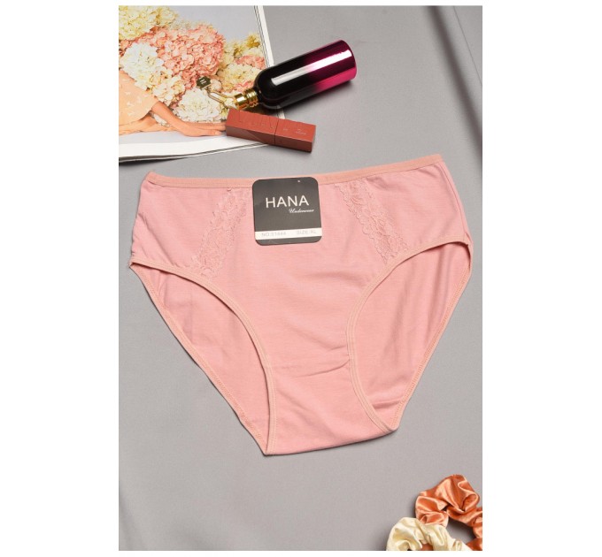 Труси жіночі напівбатальні пудрового кольору 195544L