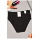 Труси жіночі напівбатальні чорного кольору 195615L
