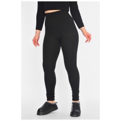 Лосини жіночі утеплені чорного кольору 195708L Лосини жіночі утеплені чорного кольору 195708L