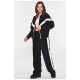 Спортивний костюм жіночий полар фліс чорного кольору 195819L Спортивний костюм жіночий полар фліс чорного кольору 195819L