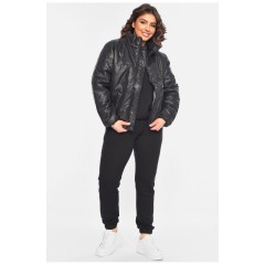 Спортивний костюм жіночий трійка чорного кольору 196851L