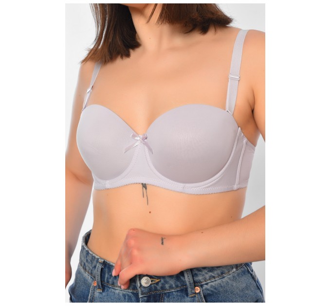 Бюстгальтер жіночий світло-бузкового кольору чашка D 197092L