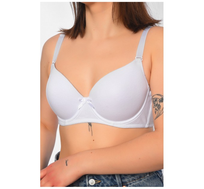 Бюстгальтер женский белого цвета чашка D 197132L