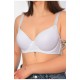 Бюстгальтер жіночий білого кольору чашка D 197132L