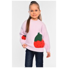 Светр дитячий для дівчинки лавандового кольору 197170L