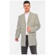 Мужской пиджак однотонный серого цвета 197264L