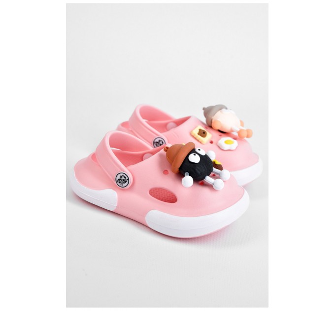 Крокси дитячі для дівчинки рожевого кольору 197484L