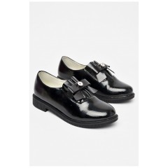 Детские туфли для девочки черного цвета 197737L