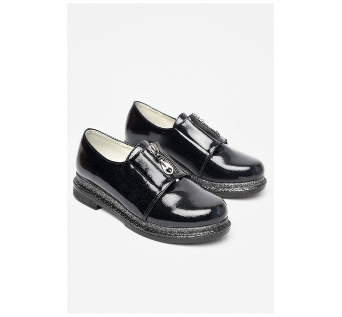 Детские туфли для девочки черного цвета 197739L