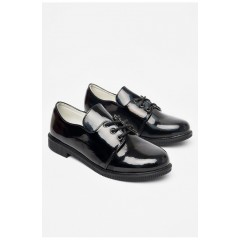 Детские туфли для девочки черного цвета 197744L