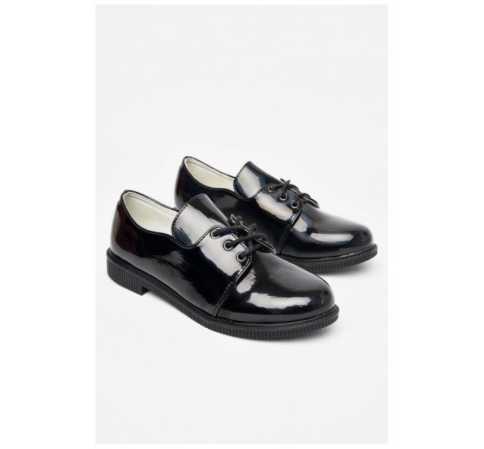 Детские туфли для девочки черного цвета 197744L