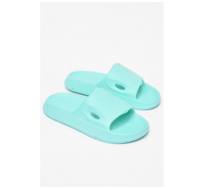 Шлепанцы детские для девочки пена мятного цвета 197854L