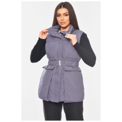 Жилетка жіноча бузкового кольору 198125L Жилетка жіноча бузкового кольору 198125L