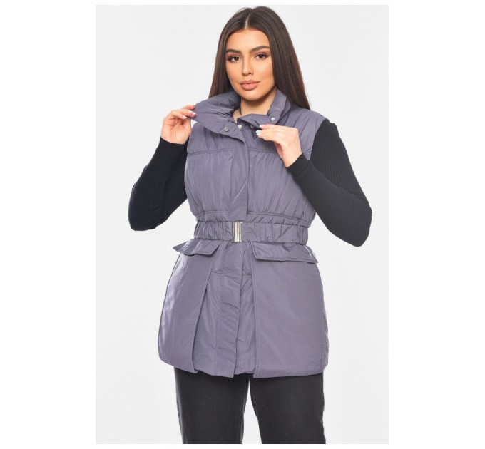 Жилетка жіноча бузкового кольору 198125L