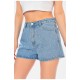 Шорти жіночі джинсові блакитного кольору 198142L