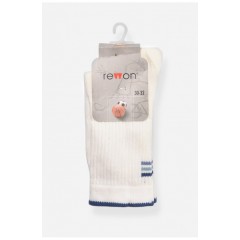 Шкарпетки дитячі демісезонні білого кольору 198528L