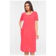 Сукня жіноча батальна коралового кольору 198669L