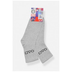 Шкарпетки жіночі демісезонні сірого кольору 198791L