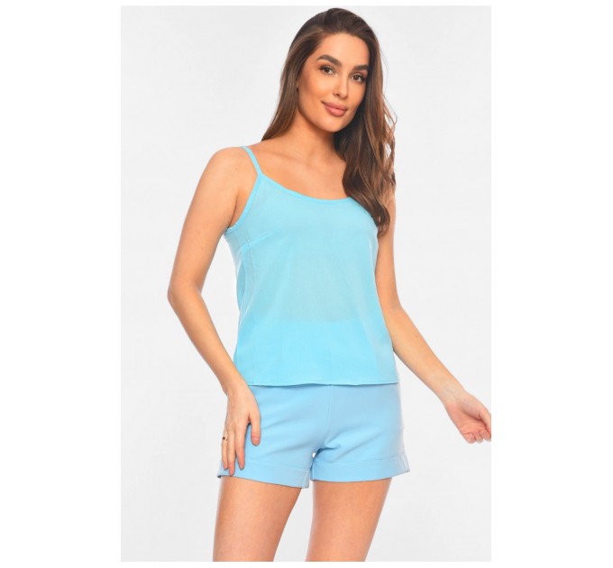 Костюм жіночий блакитного кольору 198887L