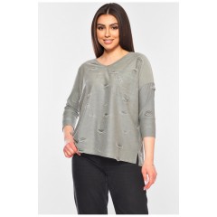 Женская кофта серого цвета 199404L