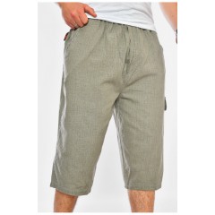 Бриджі чоловічі  напівбатальні сірого кольору 199892L