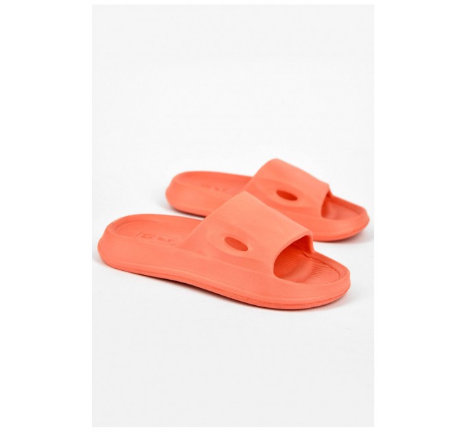 Шльопанці дитячі для дівчинки піна помаранчевого кольору 200049L