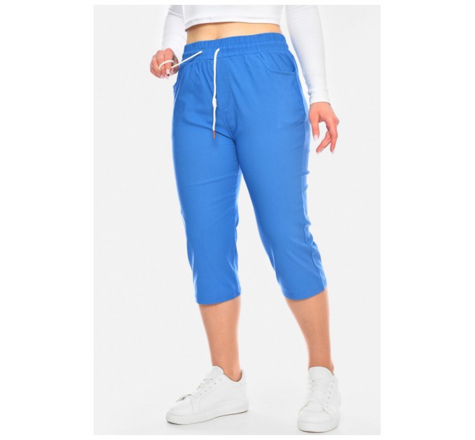 Бриджи женские голубого цвета 200077L