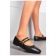 Балетки жіночі чорного кольору 200127L