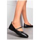 Балетки жіночі чорного кольору 200128L