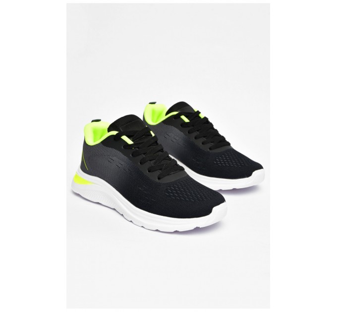 Кросівки чоловічі текстиль чорного кольору 200437L