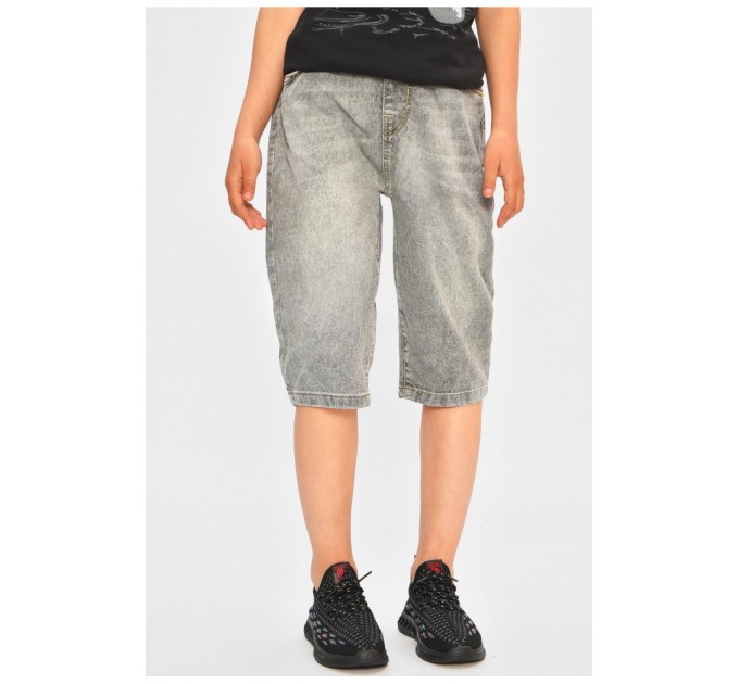 Бриджі дитячі для хлопчика сірого кольору 200697L