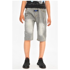 Детские бриджи для мальчика серого цвета 200700L