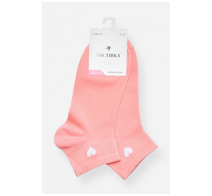 Шкарпетки жіночі демісезонні спортивні рожевого кольору 200719L