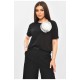 Футболка жіноча чорного кольору 200731L