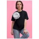 Женская футболка черного цвета 200744L