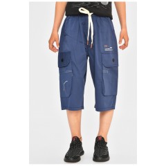 Бриджі підліткові для хлопчика темно-синього кольору 200752L