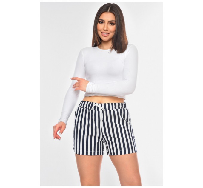 Шорти жіночі темно-синього кольору 200920L