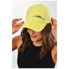 Кепка жіноча жовтого кольору 201268L