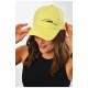 Кепка жіноча жовтого кольору 201268L