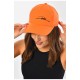 Кепка жіноча помаранчевого кольору 201272L