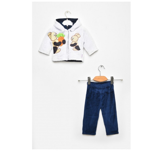 Костюм дитячий для хлопчика білого кольору 201652L