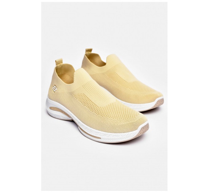 Кросівки чоловічі бежевого кольору текстиль 201781L